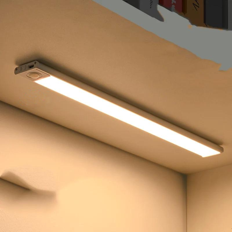 BowLift | Ultra-Thin LED GlowLight – USB Rechargeable Motion Sensor Cabinet Light with Magnetic Backing for Kitchen, Wardrobe, or Closets