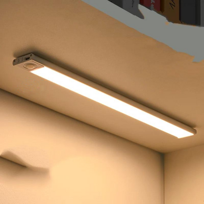 BowLift | Ultra-Thin LED GlowLight – USB Rechargeable Motion Sensor Cabinet Light with Magnetic Backing for Kitchen, Wardrobe, or Closets