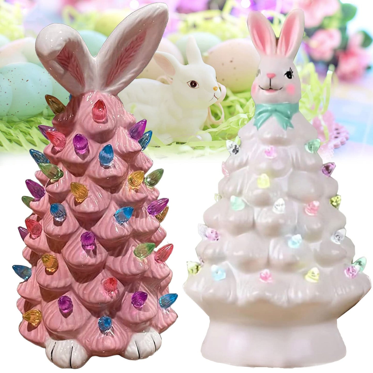 BowLift | Christmas Pink Bunny Tree
