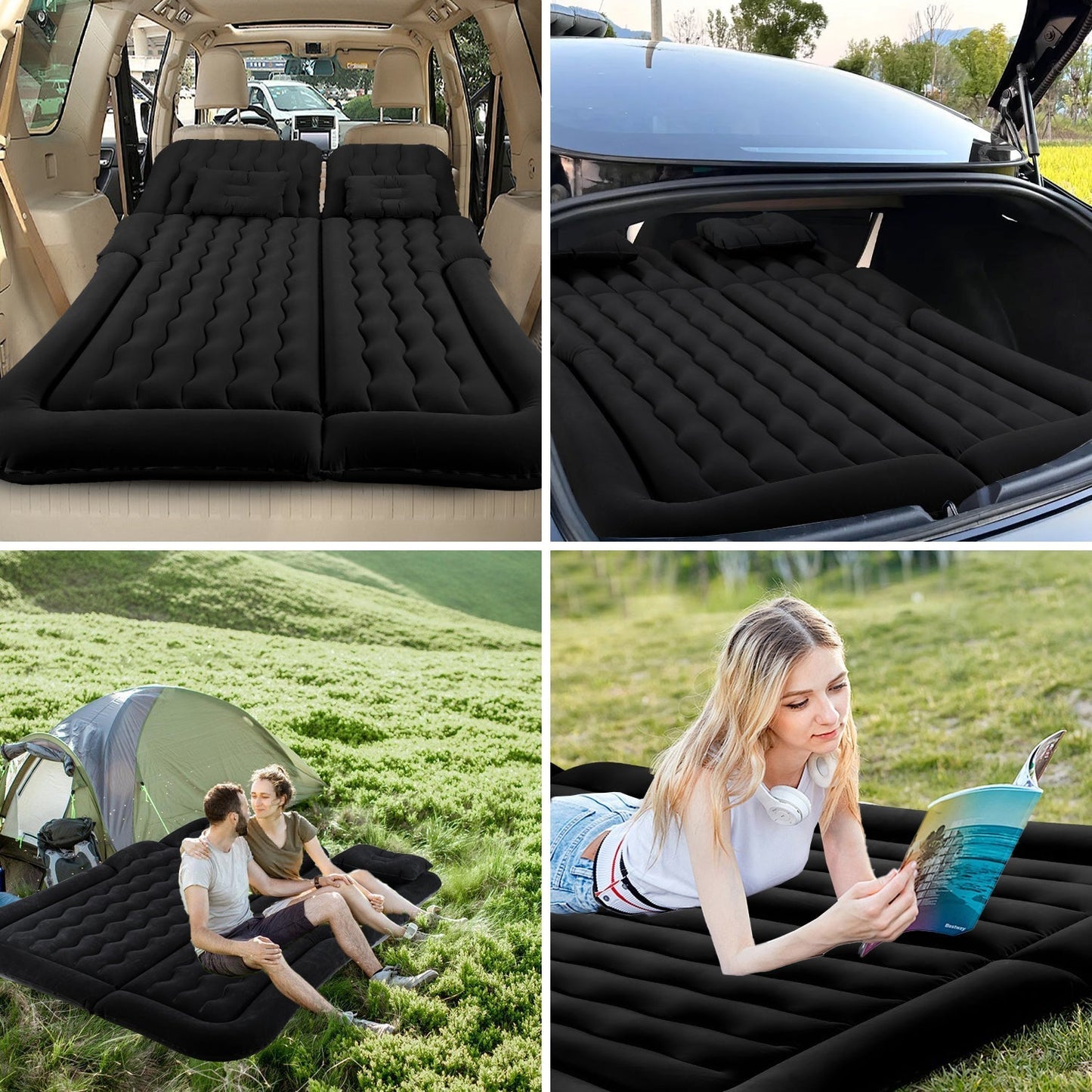 Car air mattress with pillow | Karnz