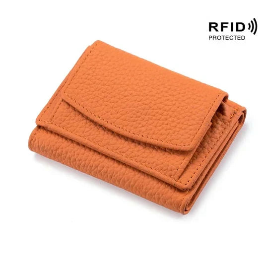 BowLift | RFID Blocking Wallet | Compact Leather Card Holder | Slim Travel Accessory for Men & Women