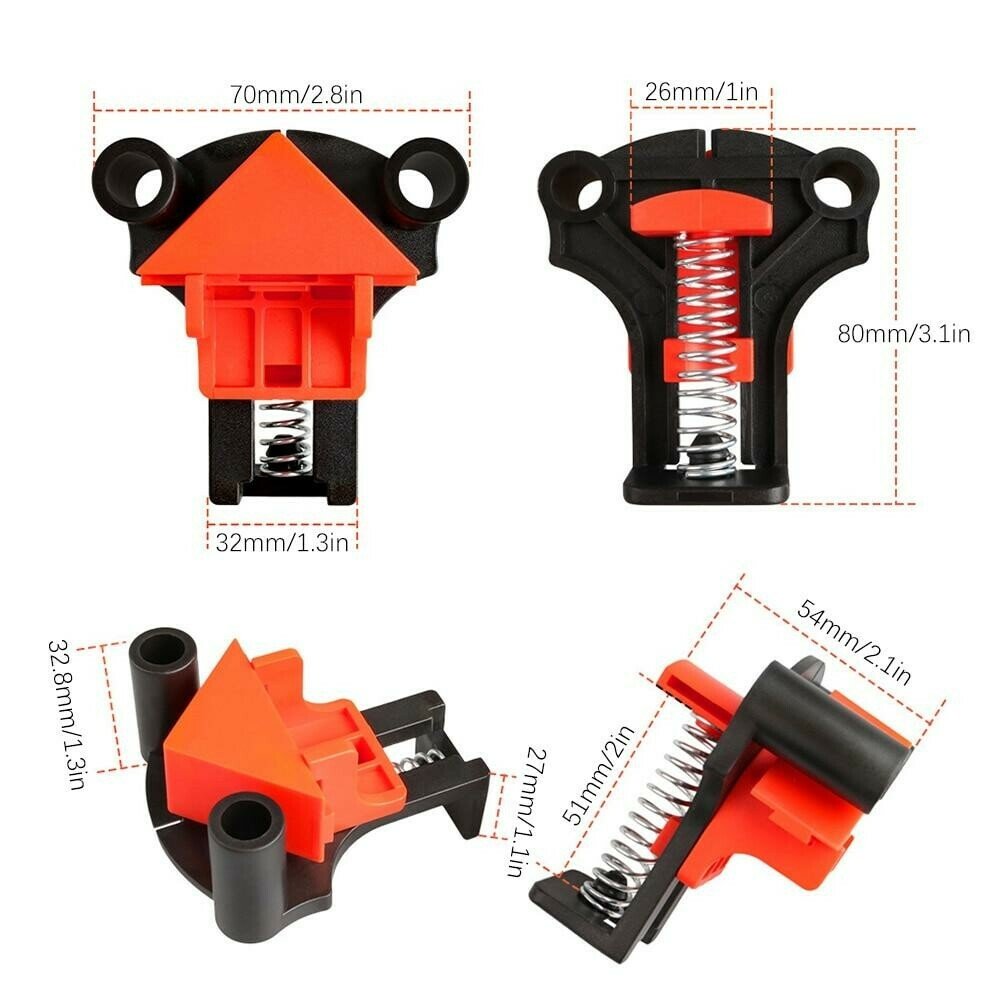 Skanto | Clamp Set (4pcs) + FREE 60°, 90° & 120° Heads