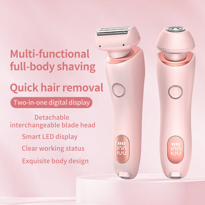 Sandsberg in 1 Hair Removal Epilator USB Rechargeable Trimmer Women's Body Shaver Face Leg Armpit Bikini Hand Pubic Hair Remover