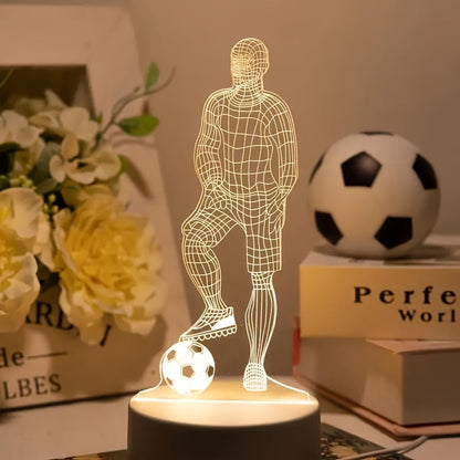 SportVision - 3D LED Soccer Night Light Bowlift