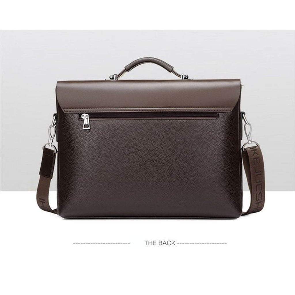 Karnz | New Men's Business Leather Briefcase
