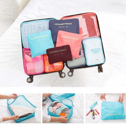 Skanto | 6-Piece Luggage Packing Cubes Travel Set