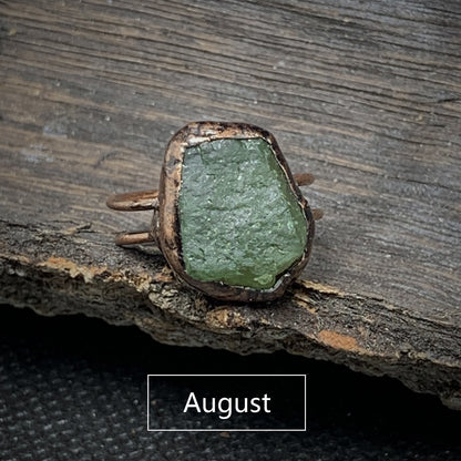 Skanto | Natural Raw Birthstone Ring - Selina
