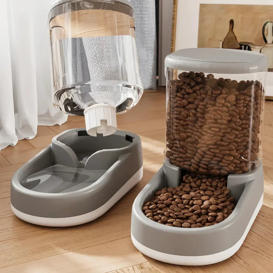 Skanto | Large Capacity Dog Food Dispenser and Bowl - 3.8L Pet Feeder