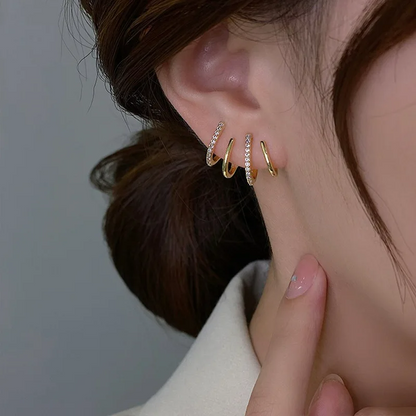 BowLift | Women’s Twist Earrings | Lightweight Statement Jewelry | Hypoallergenic Finish