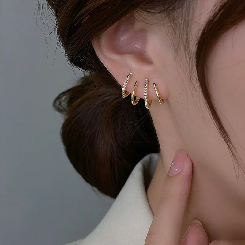 Skanto | Twisted Earrings | Elegant Design | Gold or Silver