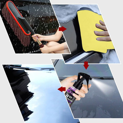 BowLift | Telescopic car dusting brush with soft cotton thread
