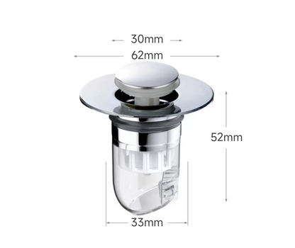 CleanSeal Universal Pop-Up Sink Stopper Karnz