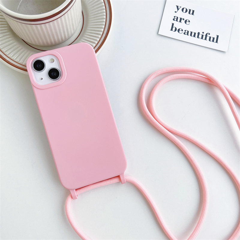 BowLift | Solid Silicone Lanyard Case for iPhone