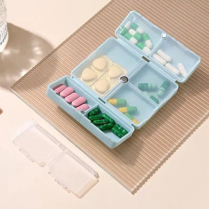 Compact Magnetic Pill Organizer | Portable, Safe Storage | Bowlift