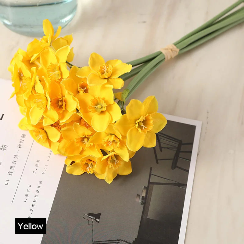 BowLift | 6-Piece Artificial Narcissus Flower Bouquet