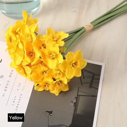 BowLift | 6-Piece Artificial Narcissus Flower Bouquet