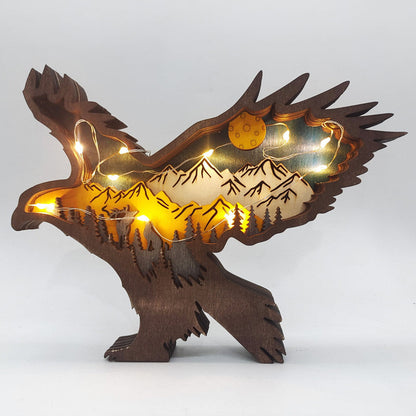 3D Creative Wooden Animal Carving Handcraft Gift | Bowlift
