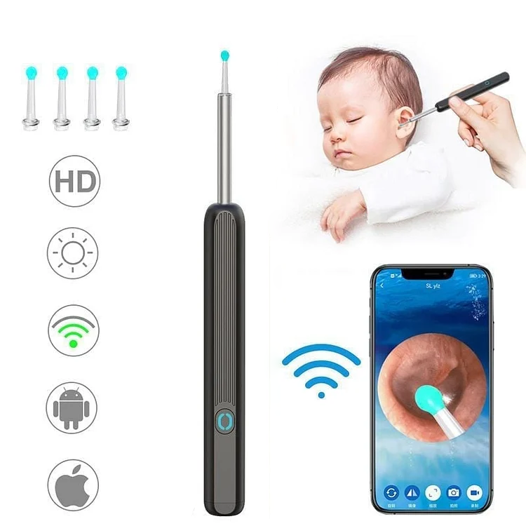 Skanto | Ear Cleaner with Endoscope Camera 1080P
