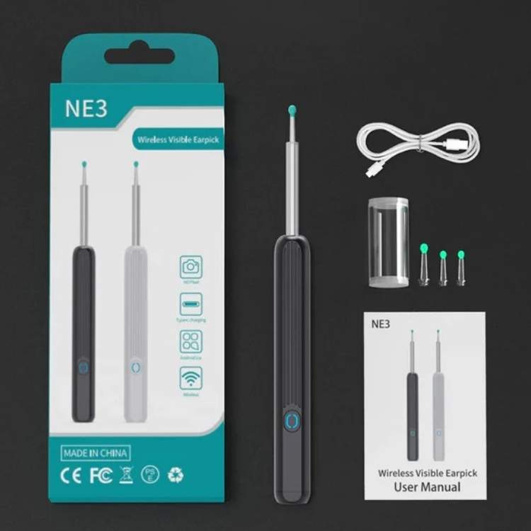 Skanto | EarScope Pro Earwax Removal Kit | High-Definition Camera & LED Light for Safe Home Use