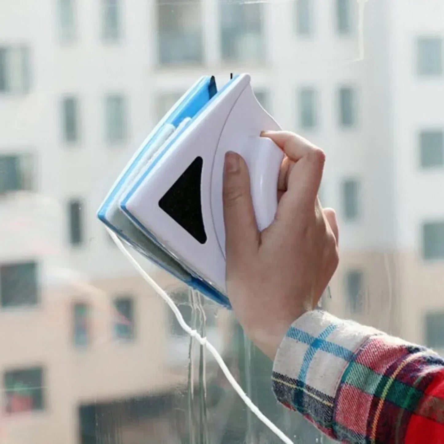 Skanto | Double-Sided Magnetic Window Cleaner | Streak-Free, Efficient & Ideal for Hard-to-Reach Windows (3-8mm)