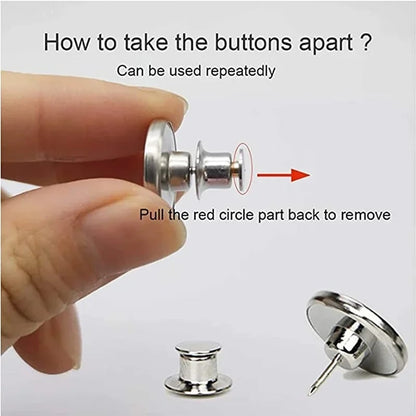 BowLift | Magnetic Curtain Clips | Alloy Button Holders for Light Blocking & Secure Drapes