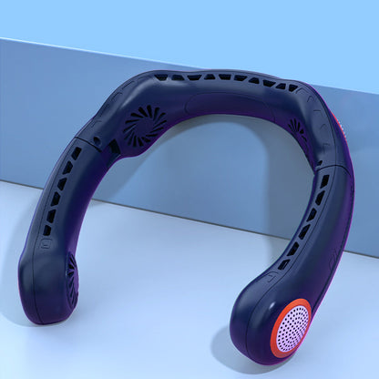 Portable foldable hanging neck fan | Karnz