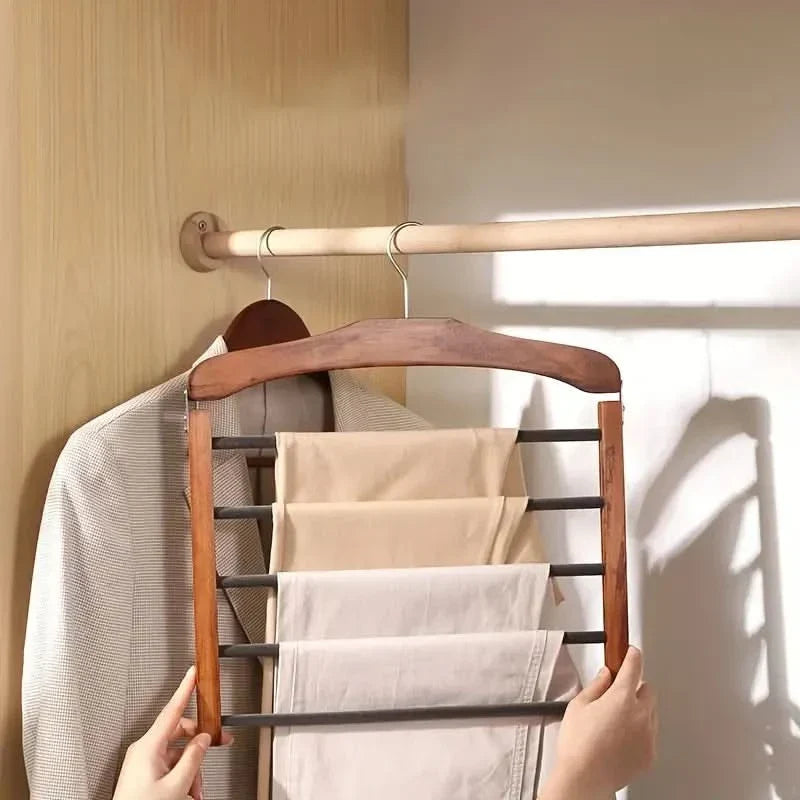 Skanto | Multi-Bar Wooden Hanger with Premium Finish