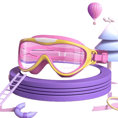BowLift | HD children's large frame waterproof and anti-fog swimming goggles