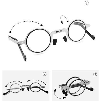 Skanto | Ultra Light Titan Material Screwless Foldable Reading Glasses