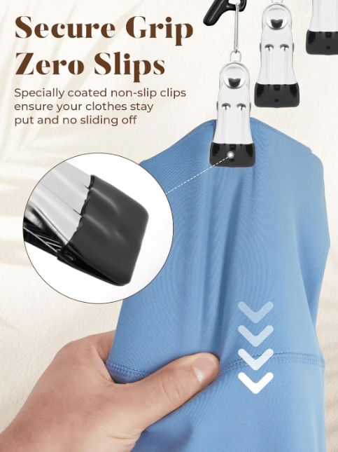 Leggings Organizer Hanger with Rubber Clips | Bowlift