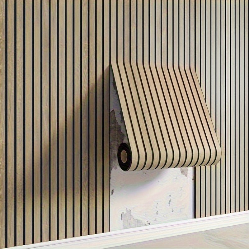 BowLift | WoodLook Wall Panels – Self-Adhesive 3D PVC Wall Covering for Quick Living Effect