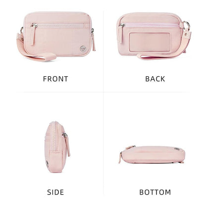 Skanto | Stylish Nylon Wristlet Wallet with Multiple Compartments