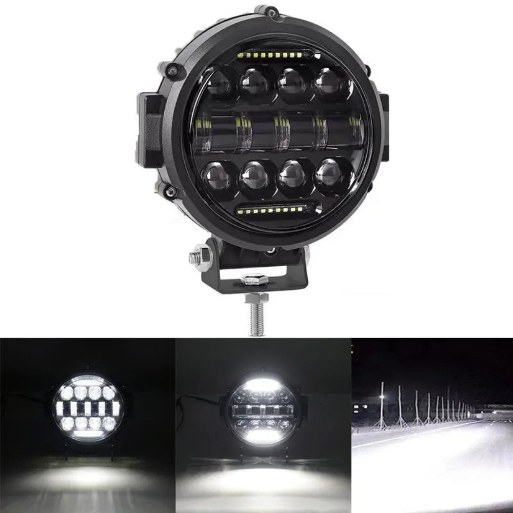 Skanto | High Power LED Driving Light 7" | Long Range Car & 4x4 Spotlight