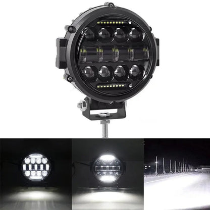 Skanto | High Power LED Driving Light 7" | Long Range Car & 4x4 Spotlight