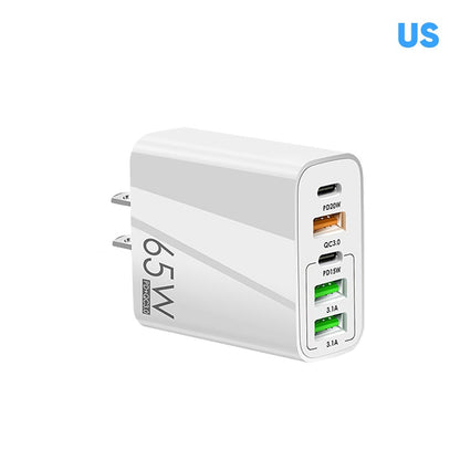 Multi-Port Adapter 65W Fast Charger - US Standard