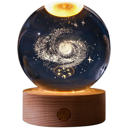 3D Crystal Ball Night Lamp