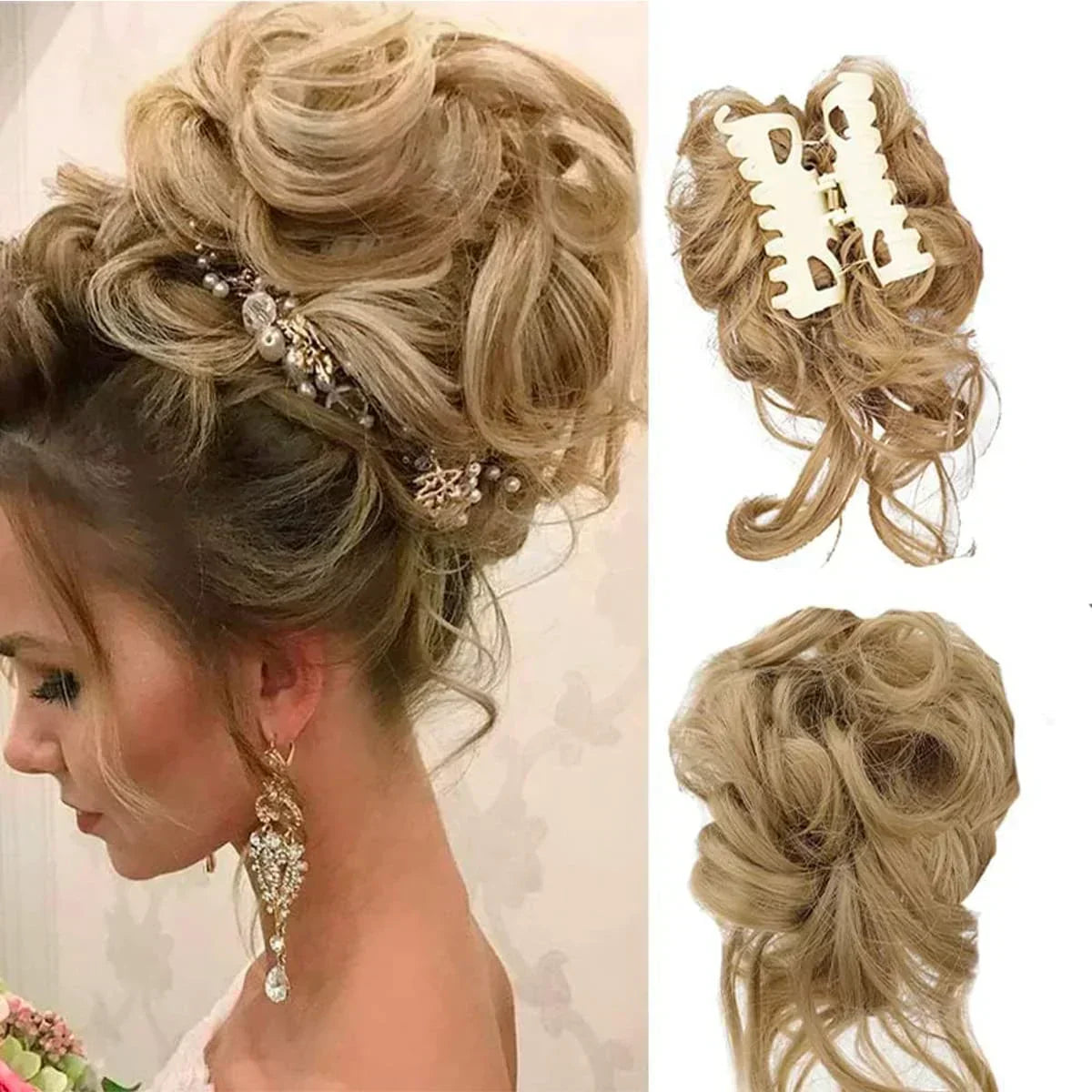 Kalsten | CurlyBun: Instant Curled Bun Hair Clip