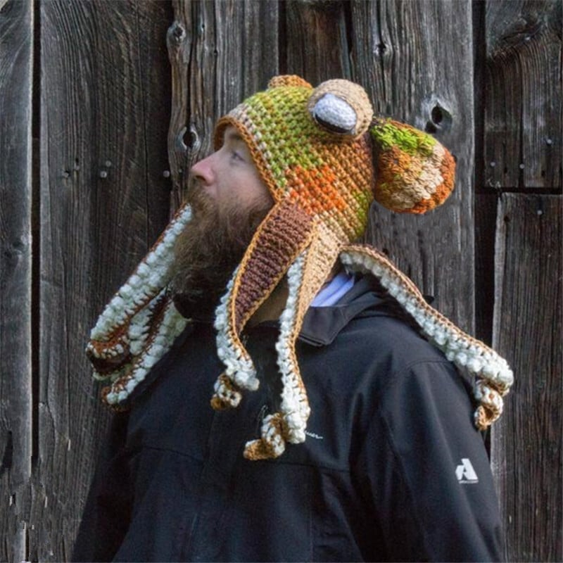 Skanto | Crochet Octopus Hat – Unique Hat with Tentacles for Costume & Winter (Gift Idea)