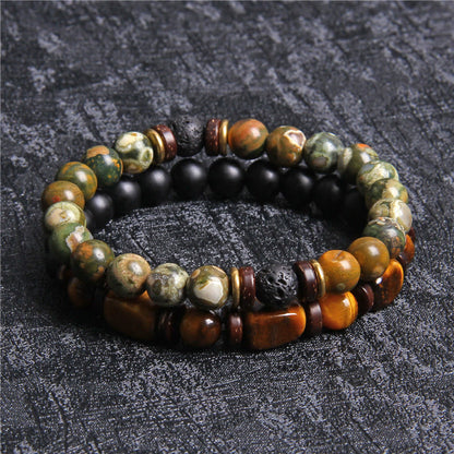Skanto | African Turquoise & Tiger Eye Bracelet - Naya