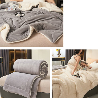 Skanto | Solid Double-Sided Velvet Cube Blanket