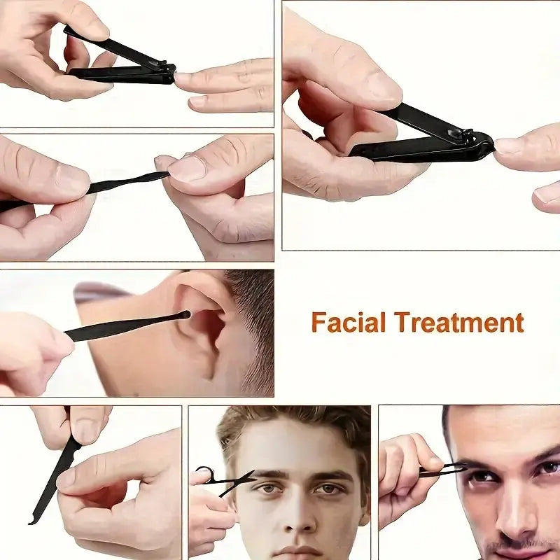 BowLift | Nail Clipper Set | Stainless Steel Grooming Kit for Travel