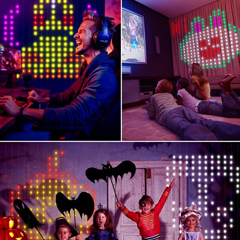 Skanto | ColorWave LED Curtain Sync Lights