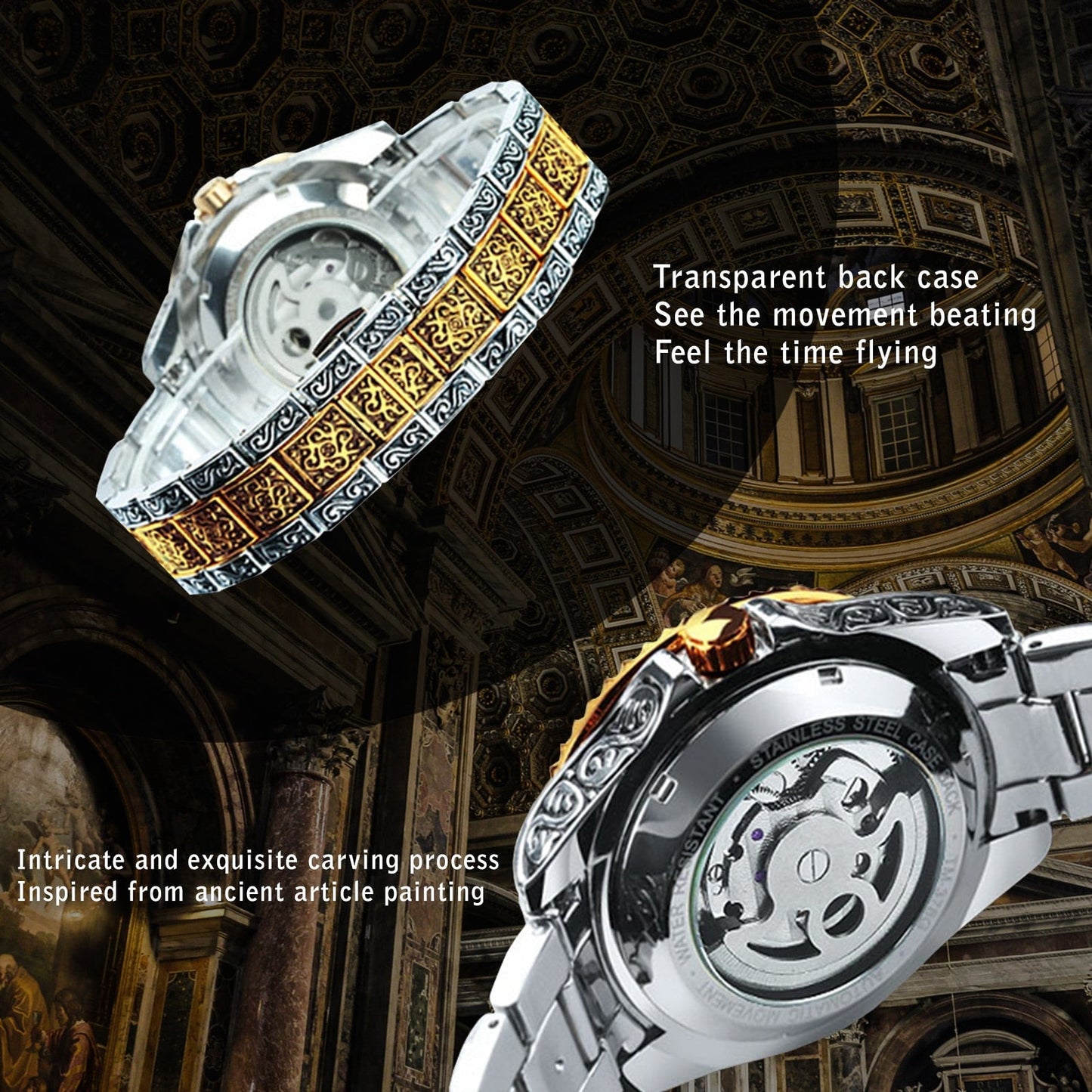 BowLift | Vintage Moon Automatic Tourbillon Watch
