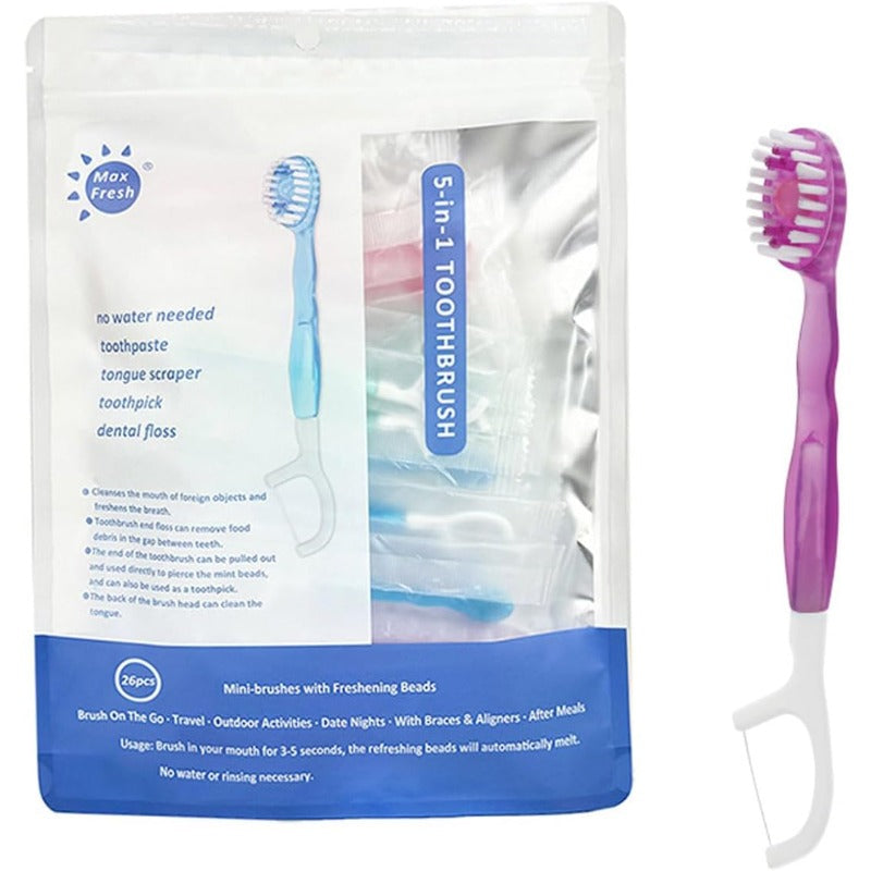 Skanto | 5-in-1 Portable Travel Toothbrush