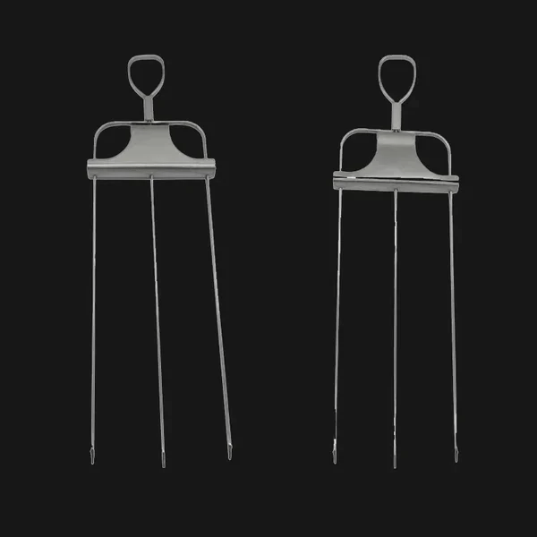 BowLift | Stainless Steel 3-Prong BBQ Grill Skewers