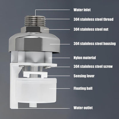 BowLift | 304 Stainless Steel Fully Automatic Mini Floating Ball Valve