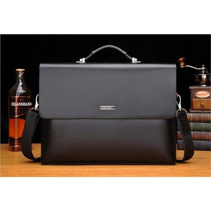 Karnz | New Men's Business Leather Briefcase