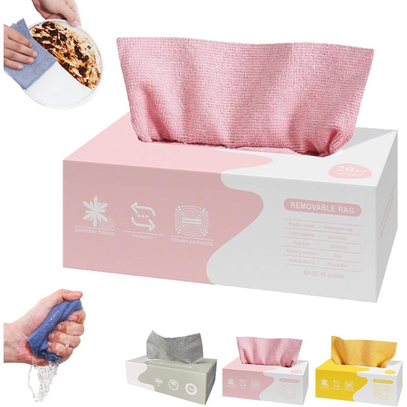 Reusable Pop-Up Microfiber Wipes Bowlift