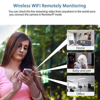 Skanto | Mini Wireless Spy Camera - Hidden CCTV, WiFi, Outdoor Security, Motion Detection