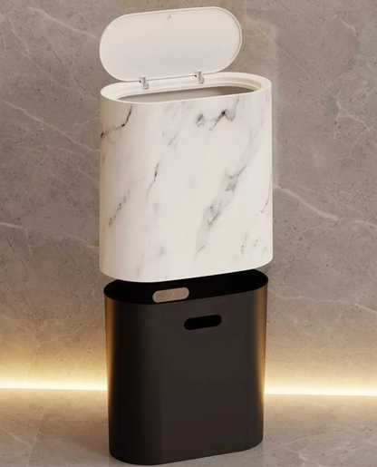 Nordic Marble Design Dustbin Brehn